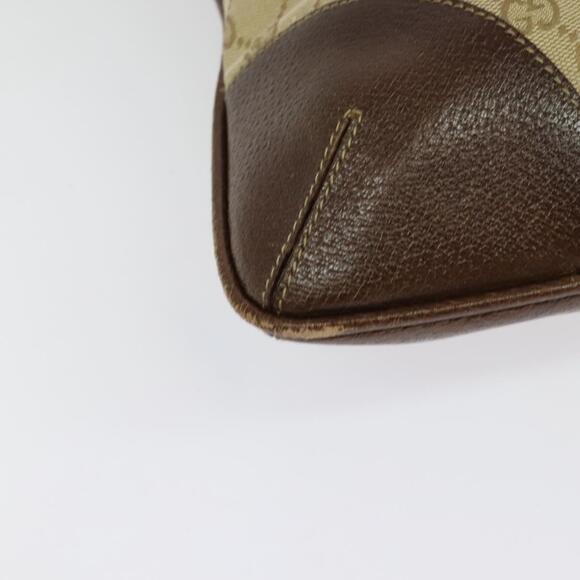 GUCCI GG Canvas Shoulder Bag Beige Gold - Picture 13 of 16